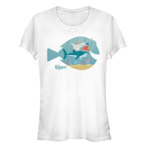 Junior’s Finding Dory Fish Frame T-Shirt