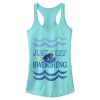 Junior’s Finding Dory Keep Swimming Waves Racerback Tank Top