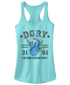 Junior’s Finding Dory Ocean Adventure Racerback Tank Top