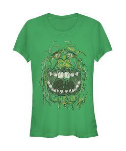 Junior’s Ghostbusters Slimer Drip Face T-Shirt