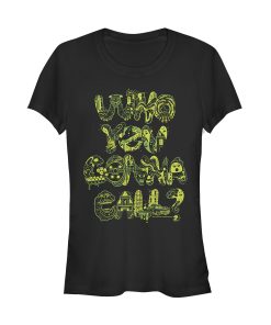 Junior’s Ghostbusters Who You Gonna Call Pattern T-Shirt