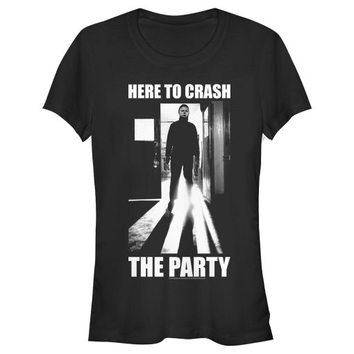 Junior’s Halloween II Michael Myers Crash the Party T-Shirt