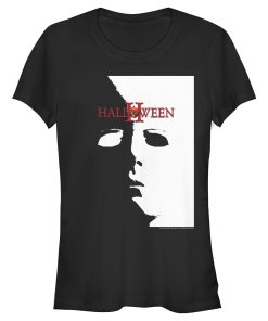 Junior’s Halloween II Michael Myers Mask Poster T-Shirt