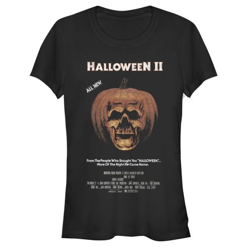 Junior’s Halloween II Skeleton Movie Poster T-Shirt