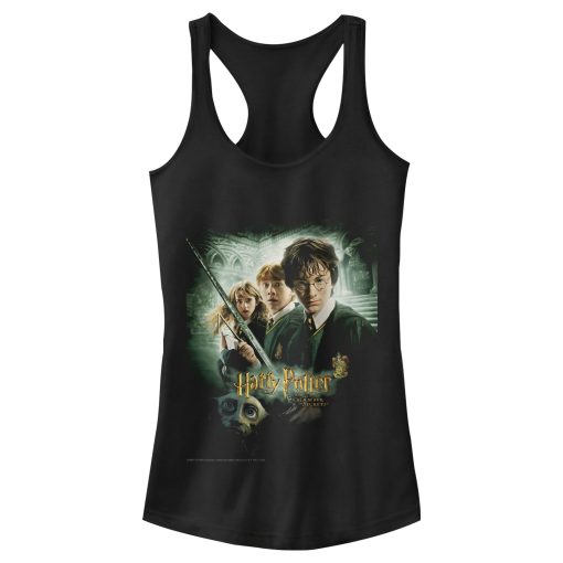 Junior’s Harry Potter Chamber of Secrets Poster Racerback Tank Top