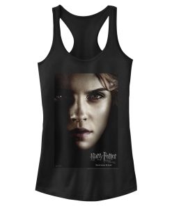 Junior’s Harry Potter Deathly Hallows Hermione Character Poster Racerback Tank Top
