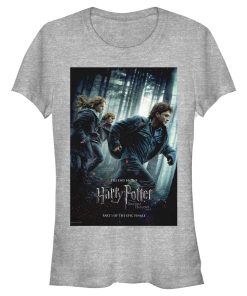 Junior’s Harry Potter Deathly Hallows Poster T-Shirt