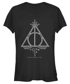 Junior’s Harry Potter Deathly Hallows Symbol T-Shirt