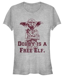 Junior’s Harry Potter Dobby is a Free Elf T-Shirt