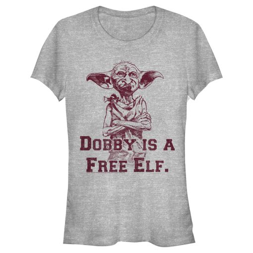 Junior’s Harry Potter Dobby is a Free Elf T-Shirt