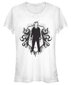 Junior’s Harry Potter Draco Malfoy Splatter Print T-Shirt