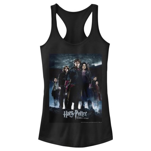 Junior’s Harry Potter Goblet of Fire Poster Racerback Tank Top