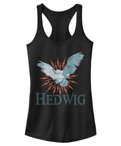 Junior’s Harry Potter Hedwig Owl Flight Racerback Tank Top
