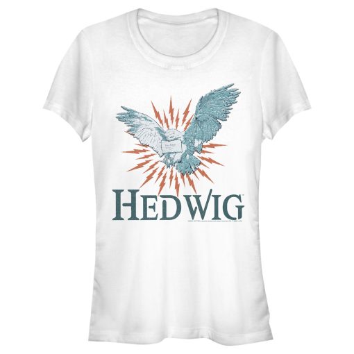 Junior’s Harry Potter Hedwig Owl Flight T-Shirt