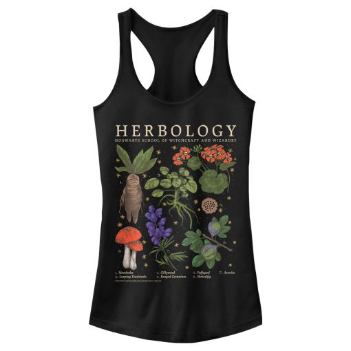 Junior’s Harry Potter Hogwarts Herbology Racerback Tank Top