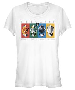 Junior’s Harry Potter Hogwarts House Mascots T-Shirt