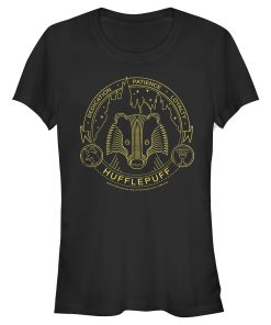 Junior’s Harry Potter Hufflepuff House Emblem T-Shirt