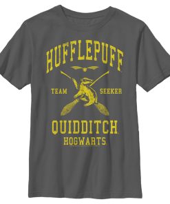 Junior’s Harry Potter Hufflepuff Quidditch Seeker Racerback Tank Top
