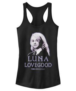 Junior’s Harry Potter Luna Lovegood Portrait Racerback Tank Top