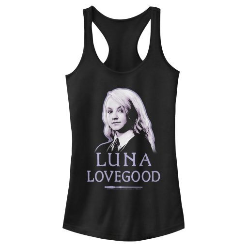 Junior’s Harry Potter Luna Lovegood Portrait Racerback Tank Top