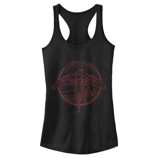 Junior’s Harry Potter Order of Phoenix Flight Racerback Tank Top