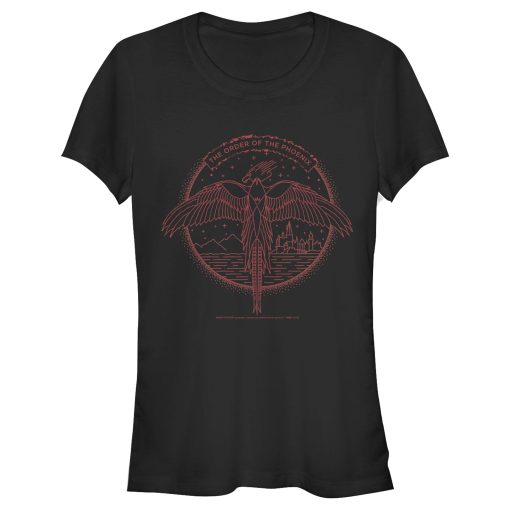 Junior’s Harry Potter Order of Phoenix Flight T-Shirt