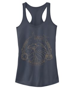 Junior’s Harry Potter Ravenclaw House Emblem Racerback Tank Top