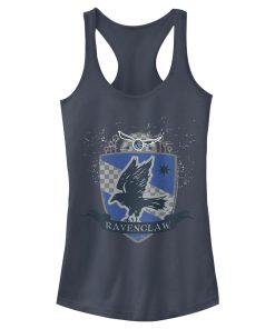 Junior’s Harry Potter Ravenclaw House Shield Racerback Tank Top