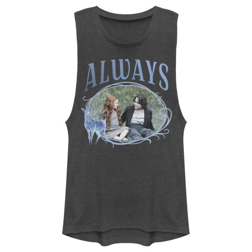 Junior’s Harry Potter Snape & Lily Always Frame Festival Muscle Tee