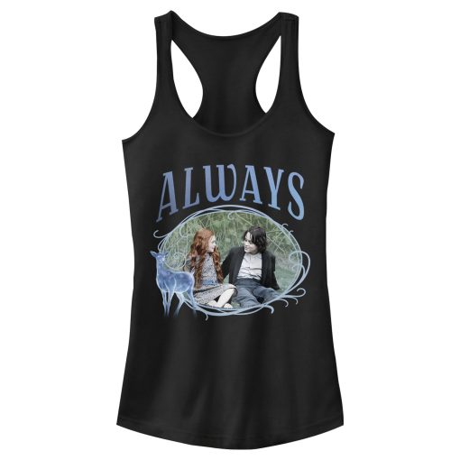 Junior’s Harry Potter Snape & Lily Always Frame Racerback Tank Top