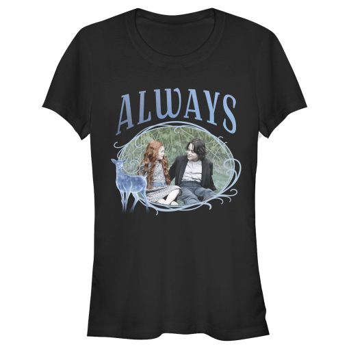 Junior’s Harry Potter Snape & Lily Always Frame T-Shirt