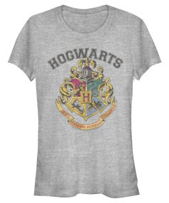 Junior’s Harry Potter Vintage Hogwarts Crest T-Shirt