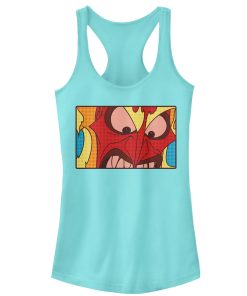 Junior’s Hercules Hades Frame Racerback Tank Top