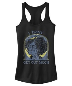 Junior’s Hocus Pocus Billy Zombie Get Out Much Racerback Tank Top
