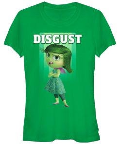 Junior’s Inside Out Disgust Portrait T-Shirt