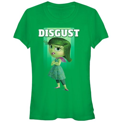 Junior’s Inside Out Disgust Portrait T-Shirt