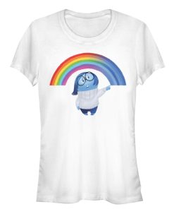 Junior’s Inside Out Sadness Rainbow T-Shirt