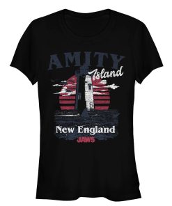 Junior’s Jaws Amity Island Tourist Lighthouse T-Shirt