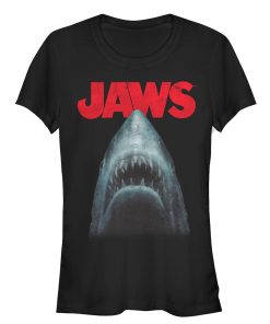 Junior’s Jaws Shark Teeth Poster T-Shirt