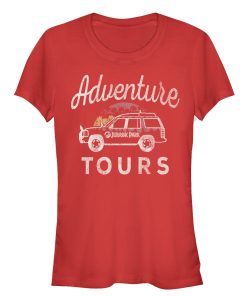 Junior’s Jurassic Park Adventure Car Tours T-Shirt
