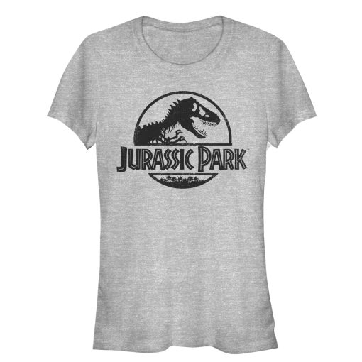 Junior’s Jurassic Park Classic Logo T-Shirt