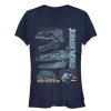 Junior’s Jurassic World Fallen Kingdom Fossil Skulls T-Shirt