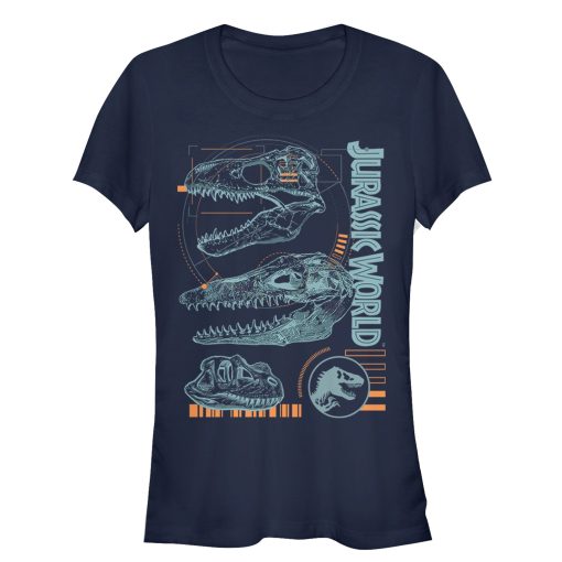 Junior’s Jurassic World Fallen Kingdom Fossil Skulls T-Shirt