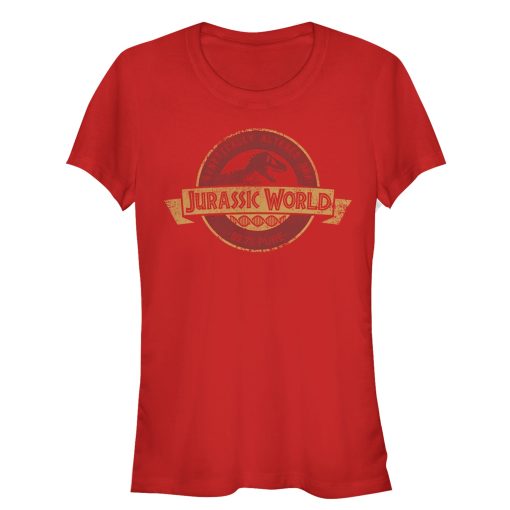 Junior’s Jurassic World Genetically Altered Logo T-Shirt