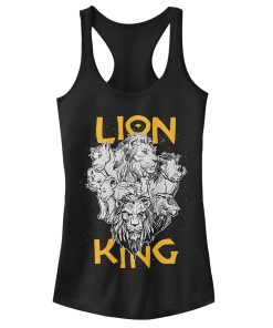 Junior’s Lion King Animal Kingdom Crew Racerback Tank Top