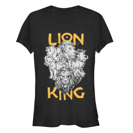 Junior’s Lion King Animal Kingdom Crew T-Shirt