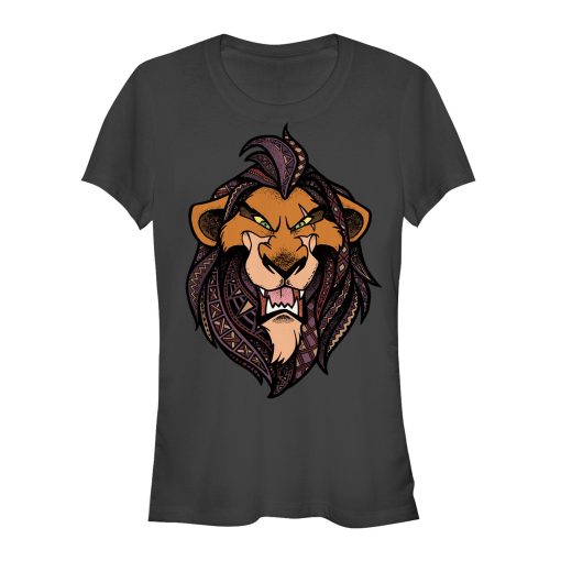 Junior’s Lion King Grinning Scar Face T-Shirt