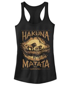 Junior’s Lion King Hakuna Matata Jungle Trio Racerback Tank Top