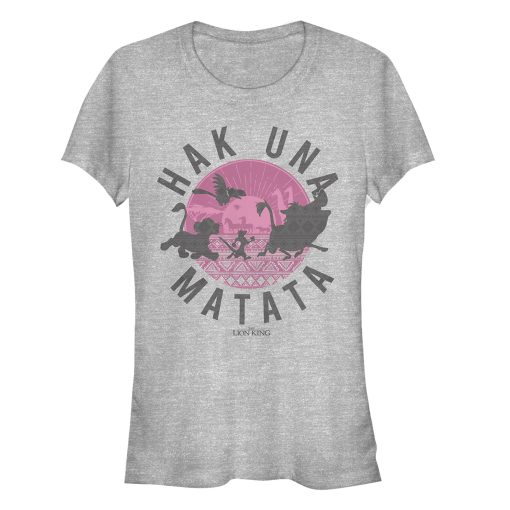 Junior’s Lion King Hakuna Matata Ornate Circle T-Shirt