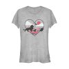 Junior’s Lion King Heart Silhouettes T-Shirt